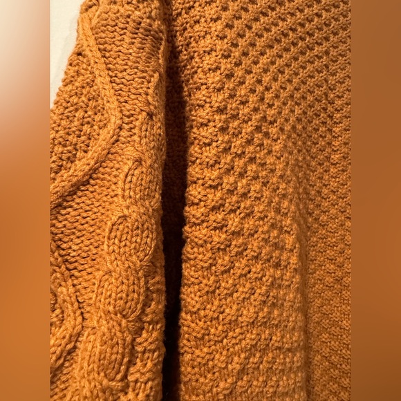 Brown Cable Knit Cardigan - Picture 4 of 6